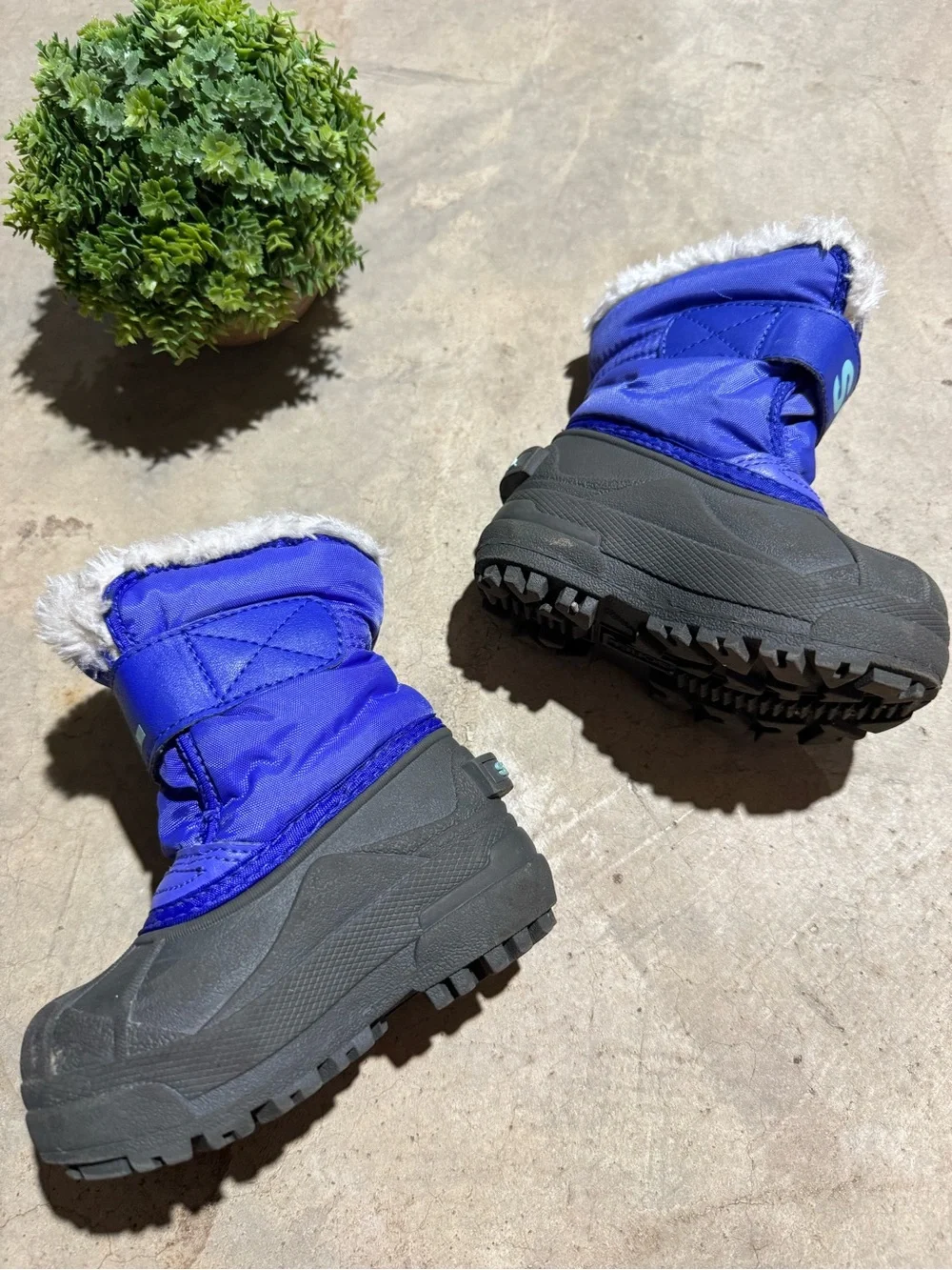 Sorel Blue Toddler Snow Boots Unisex Size 6 Cozy Winter Waterproof